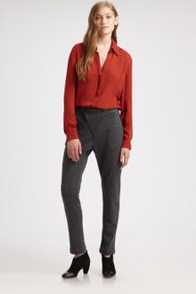 L'Agence Silk Blouse - Lyst