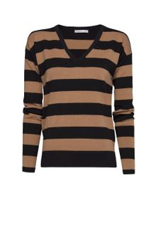 Mango Striped Cotton Jumper - Lyst