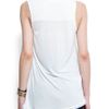 Mango Draped Top in White (off white) - Lyst