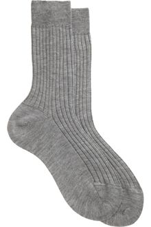 Maria La Rosa Wide Ribbed Midcalf Sock - Lyst