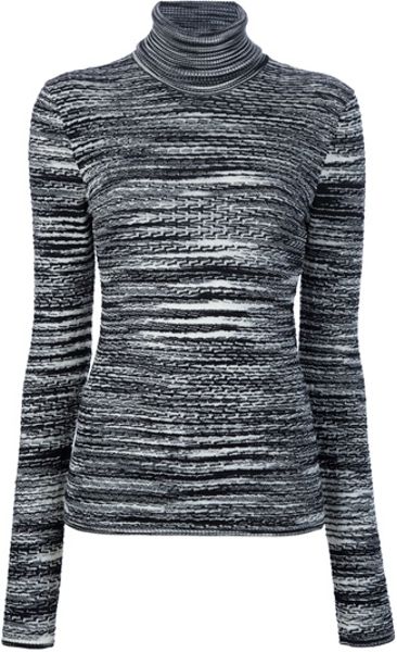 Missoni Pattern Sweater in Black - Lyst