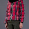Moschino Cheap & Chic Padded Coat in Red - Lyst