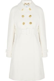 Moschino Belted Woolblend Coat - Lyst
