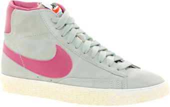 Nike Blazer Mid Grey Trainers - Lyst