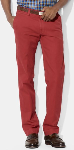 Red Polo Pants