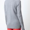 Proenza Schouler Ribbed Merino Wool Cardigan in Gray (grey) - Lyst