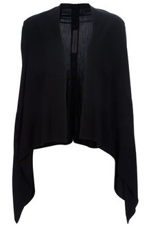 Rick Owens Draped Cardigan - Lyst