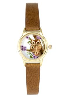 River Island Helen Owl Face Watch - Lyst