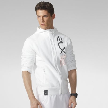 Ralph Lauren Core Fleece Fullzip Hoodie in White for Men (pure white