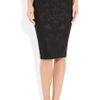 Stella Mccartney Embossed Stretch Jersey Pencil Skirt in Black - Lyst