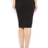 Stella Mccartney Embossed Stretch Jersey Pencil Skirt in Black - Lyst
