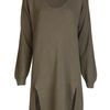 Stella Mccartney Sweater Dress in Green (olive) - Lyst