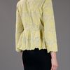 Stella Mccartney Peplum Top in Yellow - Lyst