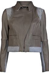 Thakoon Leathercable Bomber