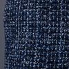 Tory Burch High Waisted Tweed Skirt in Blue - Lyst