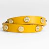 Tory Burch Logo Double Wrap Bracelet in Yellow (golden rod/ shiny gold) - Lyst