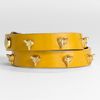 Tory Burch Foxhead Studded Wrap Bracelet in Yellow (goldenrod/ gold) - Lyst