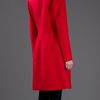 Valentino Bow Coat in Red - Lyst