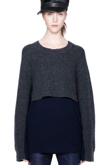 Acne Hurst Grey Melangenavy - Lyst