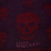 Alexander Mcqueen Skull Print Scarf in Purple - Lyst
