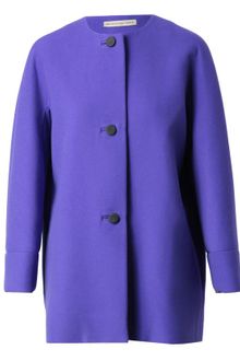 Balenciaga Structured Virgin Wool Coat - Lyst
