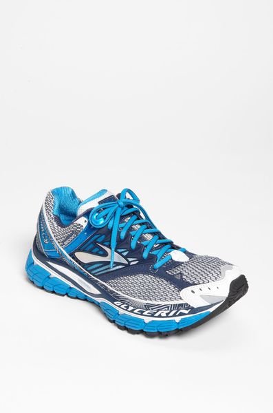 Brooks Glycerin 10 Running Shoe in Blue (blue/ white) | Lyst