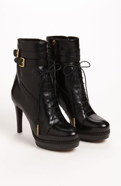burberry lace up boots