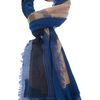 Burberry Haymarket Checked Scarf in Blue (nude) - Lyst
