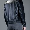 Calvin Klein Contrast Biker Jacket in Black for Men - Lyst