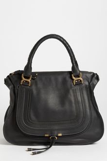 Chloé Marcie Large Leather Shoulder Bag - Lyst