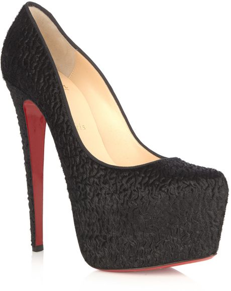 Christian Louboutin Daffodile Pony Skin Pumps in Black - Lyst