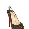 Christian Louboutin 150mm Jenny Glitter Knot Sandals in Brown (bronze) - Lyst
