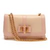 Christian Louboutin Sweet Charity Grained Leather Shoulder Bag in Pink (nude) - Lyst