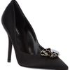 Dolce & Gabbana Satin Pointed Pump in Black - Lyst