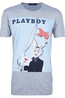 Dolce & Gabbana Playboy T-Shirt - Lyst