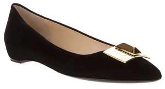 Emilio Pucci Pointed Toe Ballet Pump - Lyst