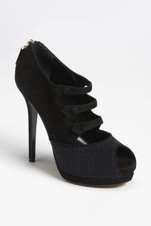Fendi Victorian Peep Toe Bootie - Lyst
