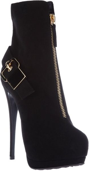Giuseppe Zanotti Stiletto Boot in Black - Lyst