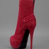 Giuseppe Zanotti Buckled Ankle Boot in Red (burgundy) - Lyst