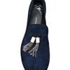 Giuseppe Zanotti Dalia Suede Slipper in Blue (navy) - Lyst