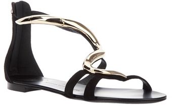 Giuseppe Zanotti Snake Detailed Sandal - Lyst