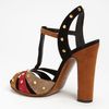 Gucci Jacquelyne Sandal in Beige (beige/ red) - Lyst