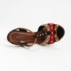Gucci Jacquelyne Sandal in Beige (beige/ red) - Lyst