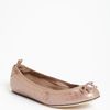 Gucci Blake Ballet Flat in Beige (pink) - Lyst