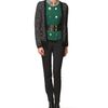 Jaeger Wool Mohair Knitted Cardigan in Black - Lyst