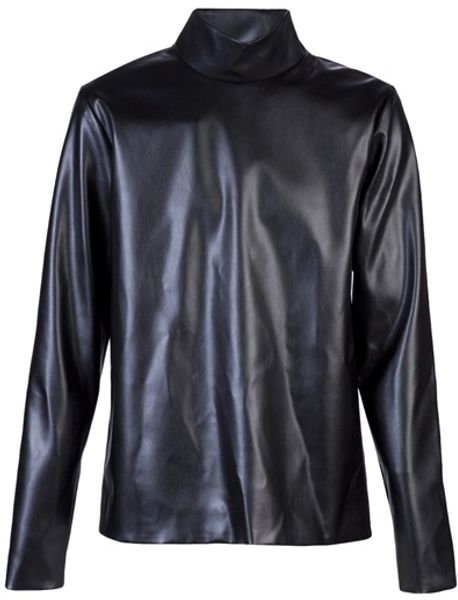 Jil Sander Turtle Top in Black for Men - Lyst