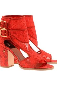 Laurence Dacade Rush Buckled Lace Heels - Lyst