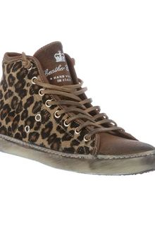 Leather Crown Zippony Trainer - Lyst