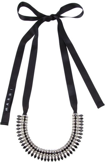 Marni Ribbon Tie Necklace - Lyst