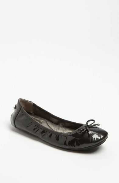pewter ballet flat